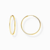 Thomas Sabo Gold-plated Medium Hoop Earrings