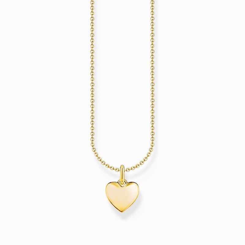 Thomas Sabo Gold-plated Necklace with Heart Pendant