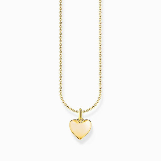 Thomas Sabo Gold-plated Necklace with Heart Pendant