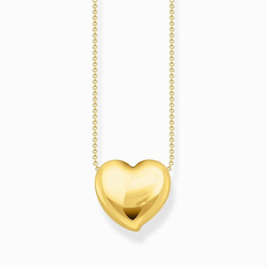 Thomas Sabo Gold-plated Necklace with hHeart Pendant