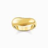 Thomas Sabo Gold-plated Ring in Organic Shape