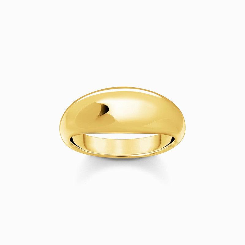 Thomas Sabo Gold-plated Ring in Timeless Design