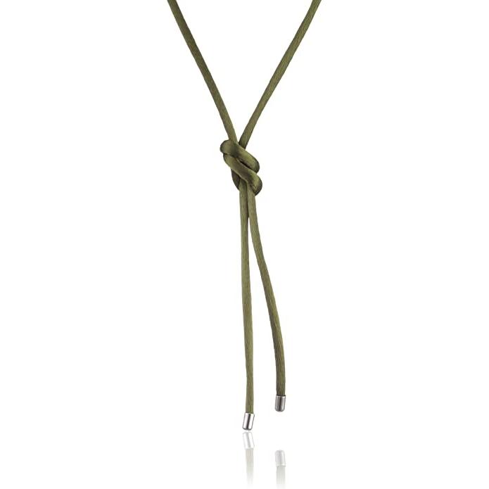 Thomas Sabo Green Silk Cord Necklace