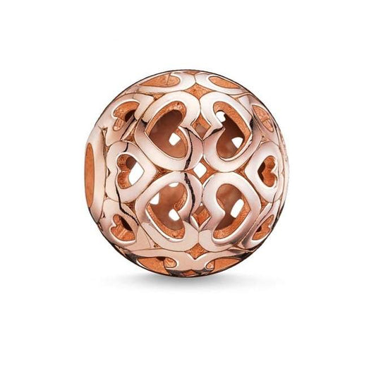 Thomas Sabo Karma Beads Rose Gold Hearts Bead