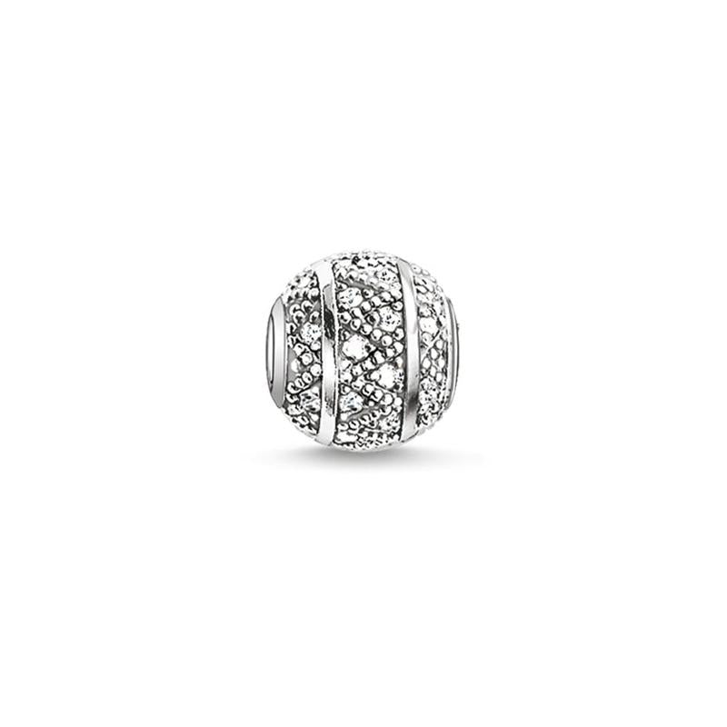 Thomas Sabo Karma Beads White Zigzag Bead