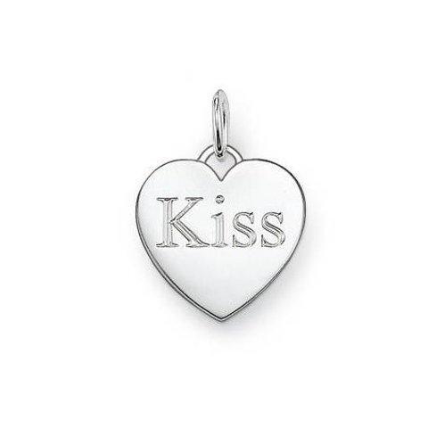 Thomas Sabo Kiss Heart Disc Pendant