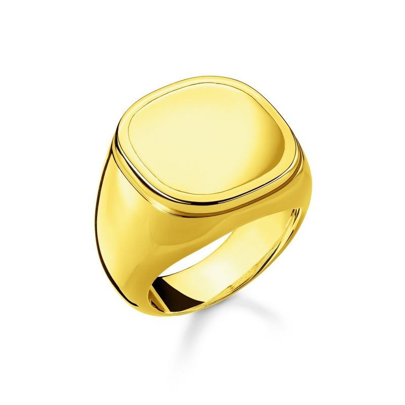 Thomas Sabo Ladies Large Plain Signet Ring