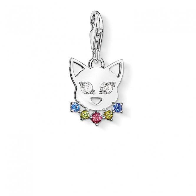 Thomas Sabo Ladies Sterling Silver Charm Club Cat Charm