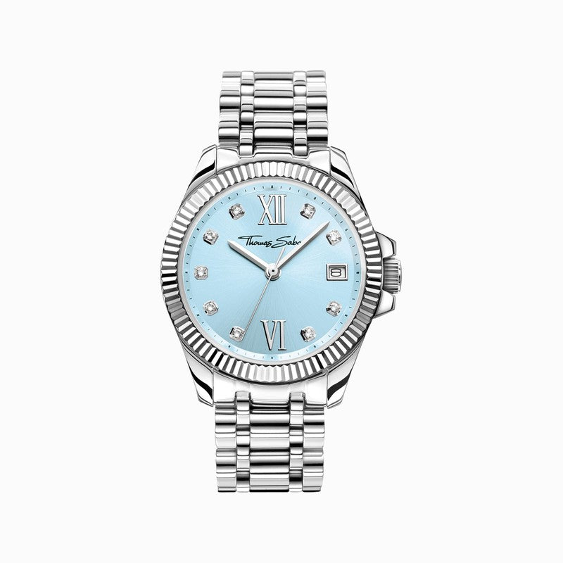 Thomas Sabo Ladies watch Divine Blue with Light Blue Dial and White Stones