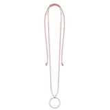 Thomas Sabo Little Secrets Silver Circle Beige Charm Necklace