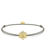 Thomas Sabo Little Secrets Yellow Gold Lotus Flower CZ Bracelet
