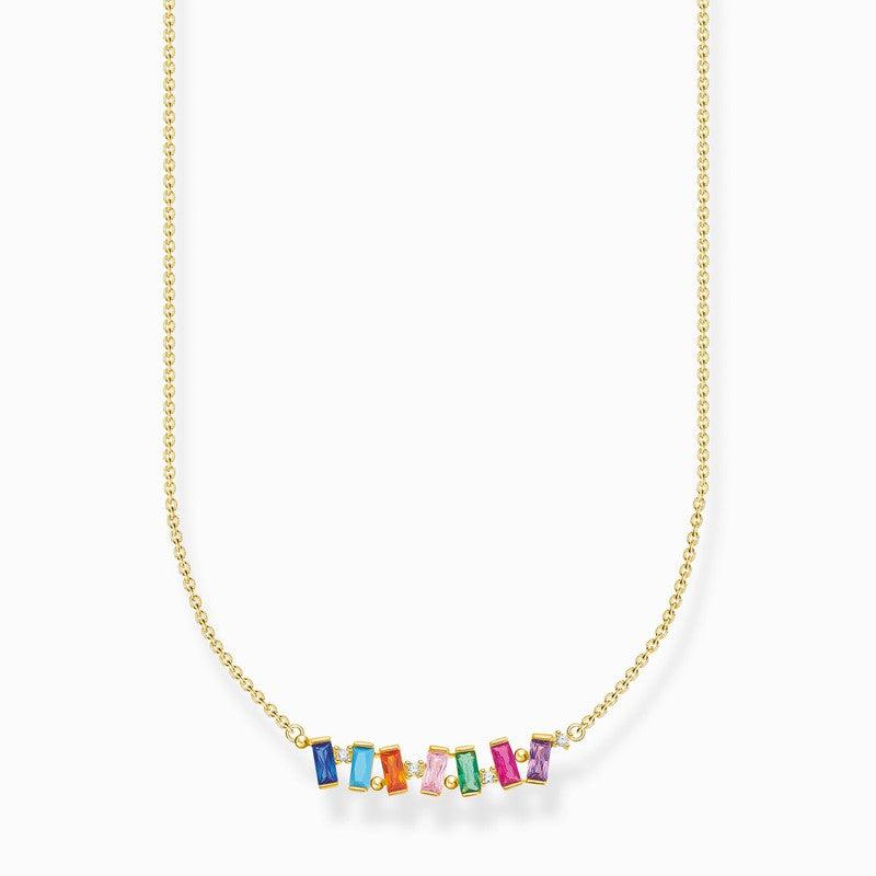 Thomas Sabo Necklace - Colourful Stones - Gold