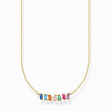 Thomas Sabo Necklace - Colourful Stones - Gold