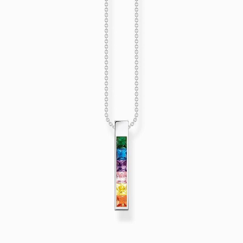 Thomas Sabo Necklace Colourful Stones Silver