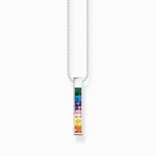 Thomas Sabo Necklace Colourful Stones Silver