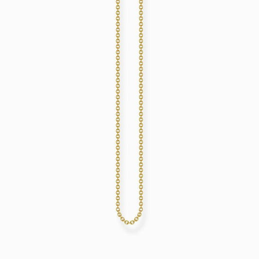 Thomas Sabo Necklace - Fine Anchor Chain - Yellow Gold Plated