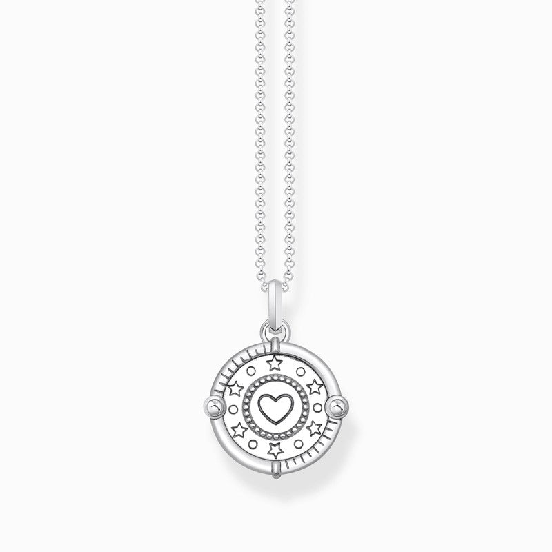 Thomas Sabo Necklace - Pendant with Pinkish Cold Enamel