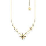 Thomas Sabo Necklace Royalty star & Moon gold