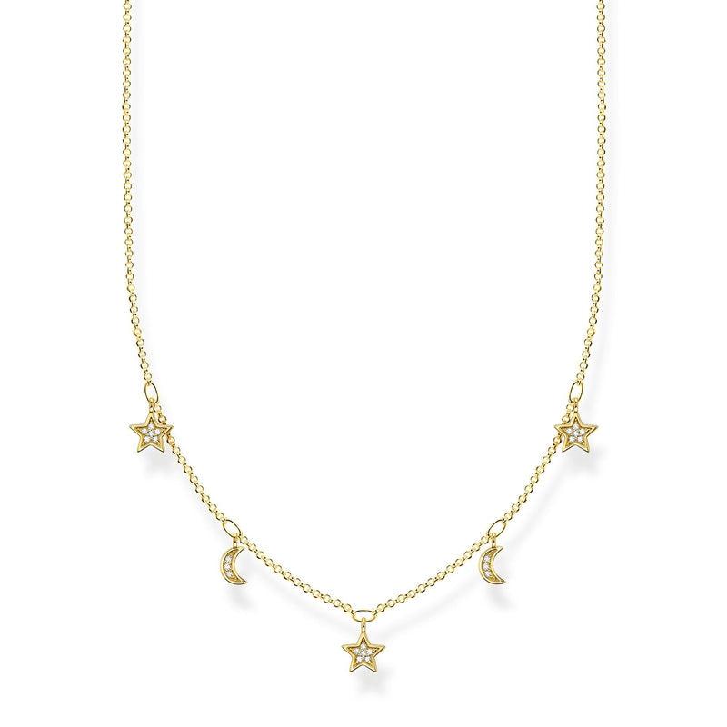 Thomas Sabo Necklace crescent moons & stars