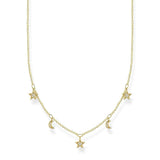 Thomas Sabo Necklace crescent moons & stars