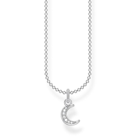 Thomas Sabo Necklace moon pavÃƒÆ’Ã‚Â© silver