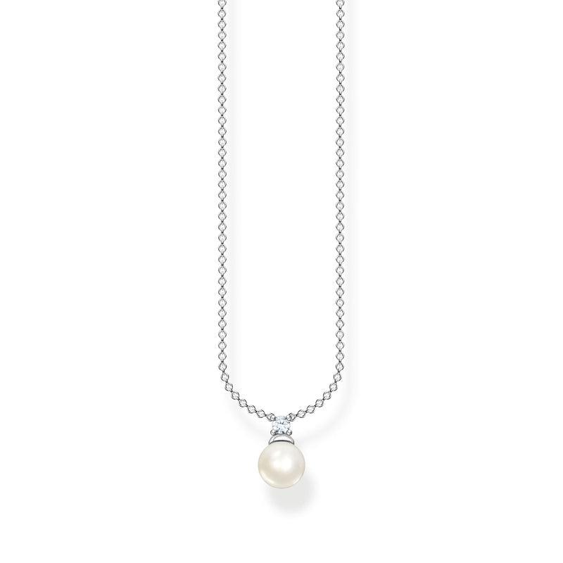 Thomas Sabo Necklace pearl silver