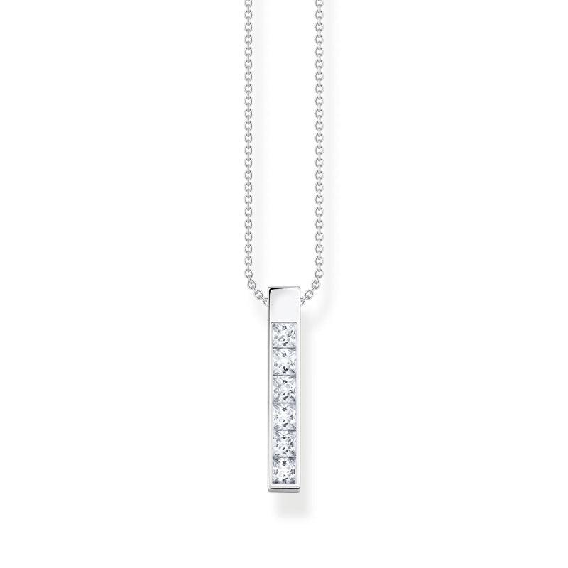 Thomas Sabo Necklace white stones silver