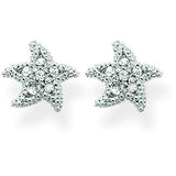 Thomas Sabo Pave Starfish Stud Earrings