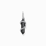 Thomas Sabo Pendant Blackened Onyx With Snake