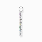 Thomas Sabo Pendant Cross with Colourful Stones - Silver