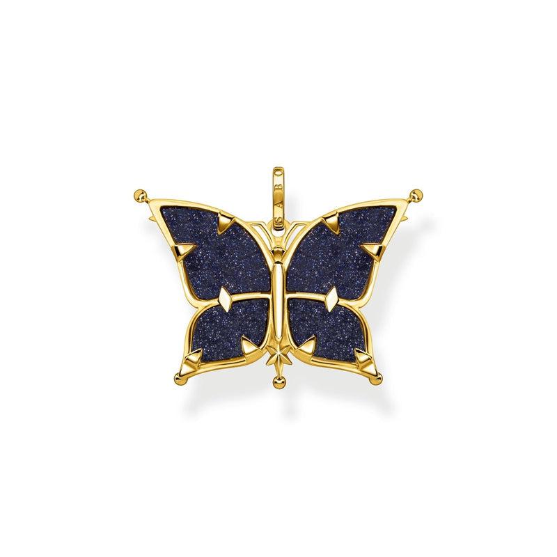 Thomas Sabo Pendant butterfly star & moon gold