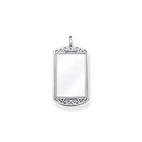 Thomas Sabo Pendant dog tag tigerâ€˜s eye