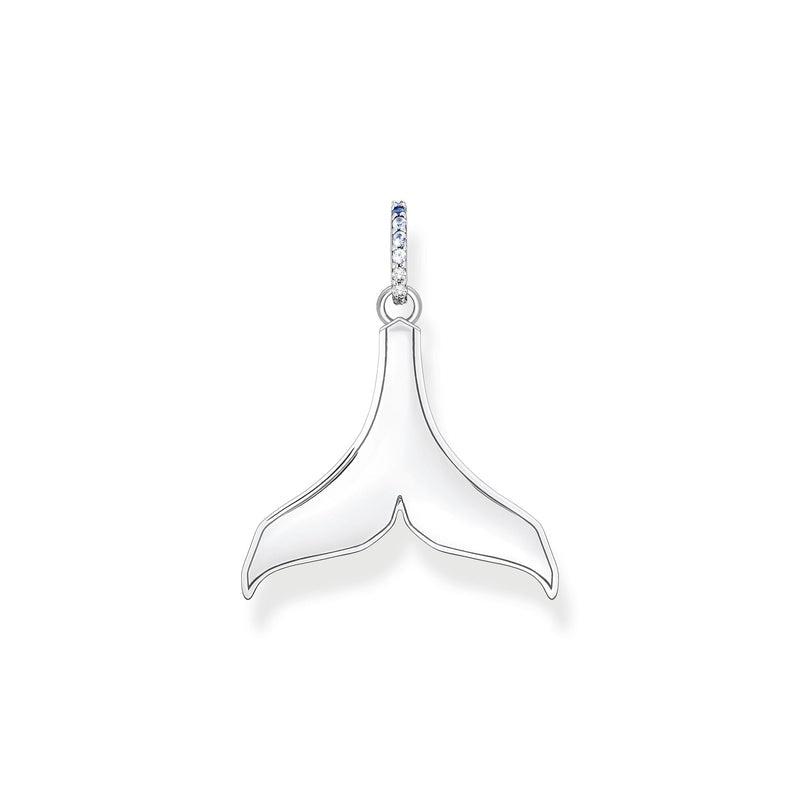 Thomas Sabo Pendant tail fin with blue stones