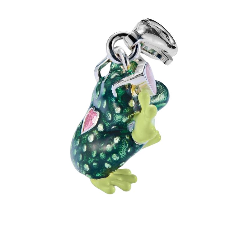 Thomas Sabo Playful Sterling Silver Frog Charm