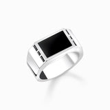 Thomas Sabo Ring - Black - Silver