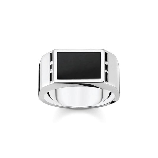 Thomas Sabo Ring - Black - Silver