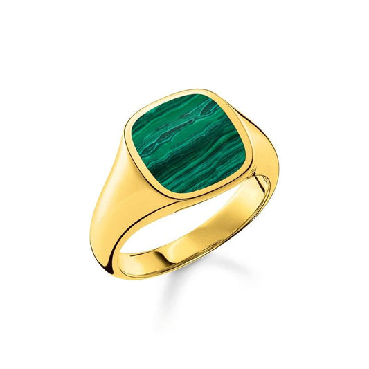 Thomas Sabo Ring Classic Green-Gold