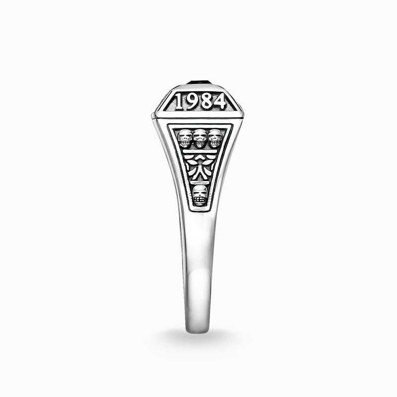 Thomas Sabo Ring - College - Blackened Silver