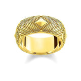 Thomas Sabo Ring Gold-Plated Africa Ornaments