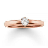 Thomas Sabo Ring Rose Gold-Plated with Zirconia Silver