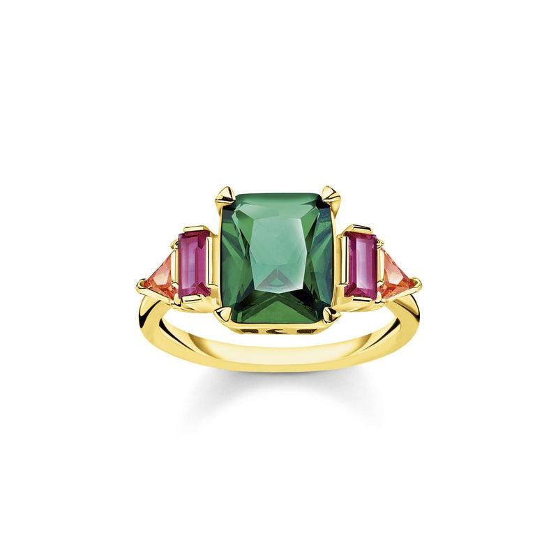 Thomas Sabo Ring colourful stones, gold