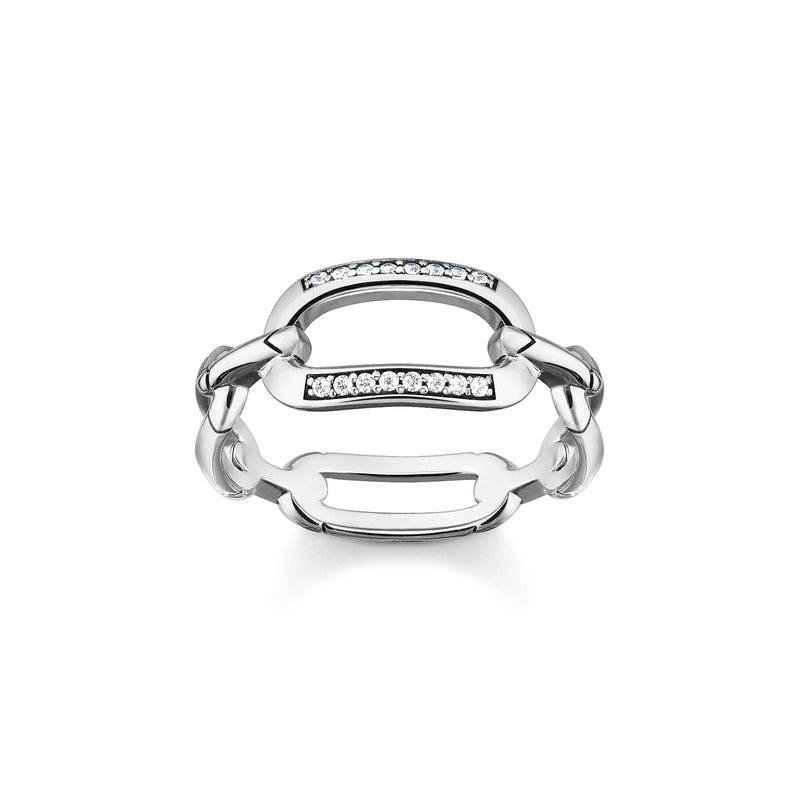 Thomas Sabo Ring links silver