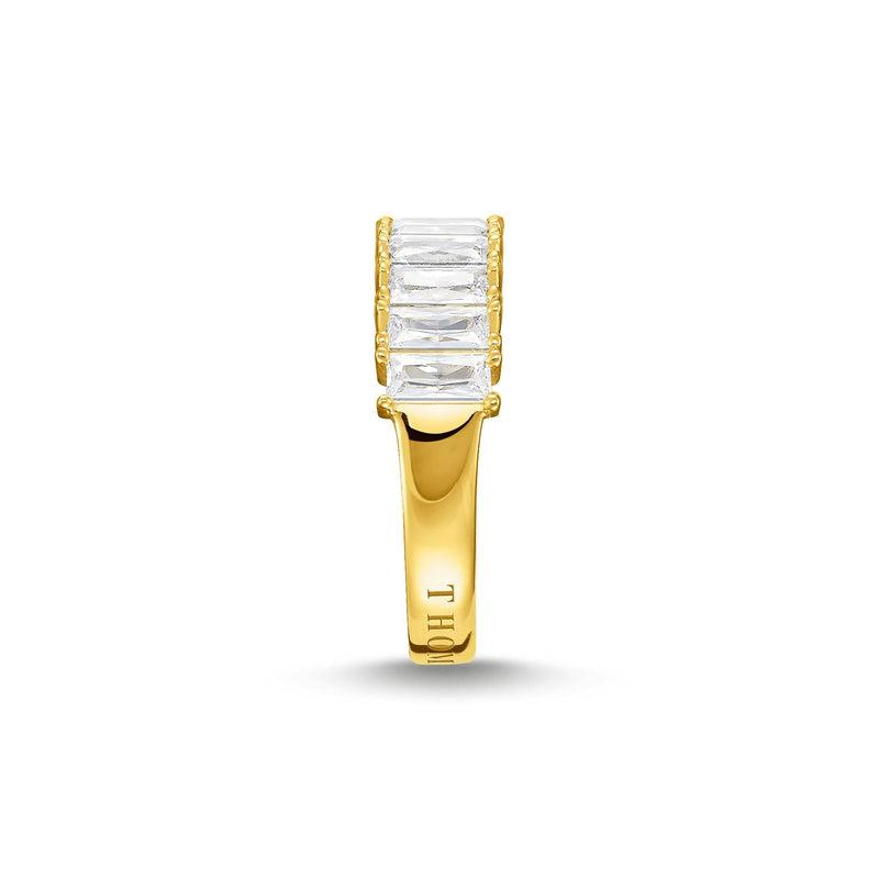 Thomas Sabo Ring white stones in gold