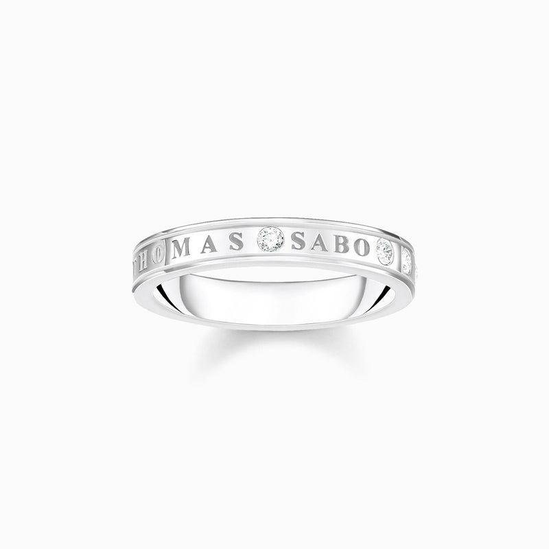 Thomas Sabo Ring with White Stones - Silver