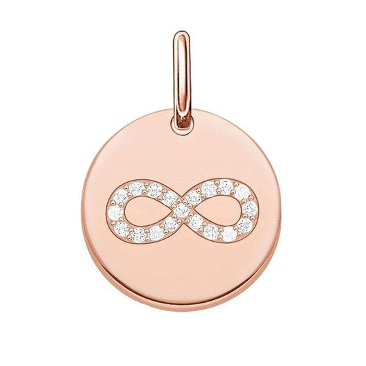 Thomas Sabo Rose Gold Infinity Love Circle Pendant