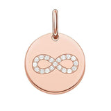 Thomas Sabo Rose Gold Infinity Love Circle Pendant