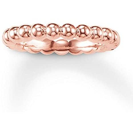 Thomas Sabo Rose Gold Plated Beaded Ring