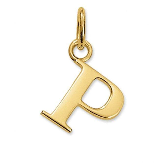 Thomas Sabo STERLING SILVER Gold Plated Letter P