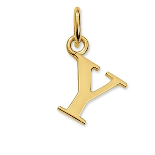 Thomas Sabo STERLING SILVER Gold Plated Letter Y