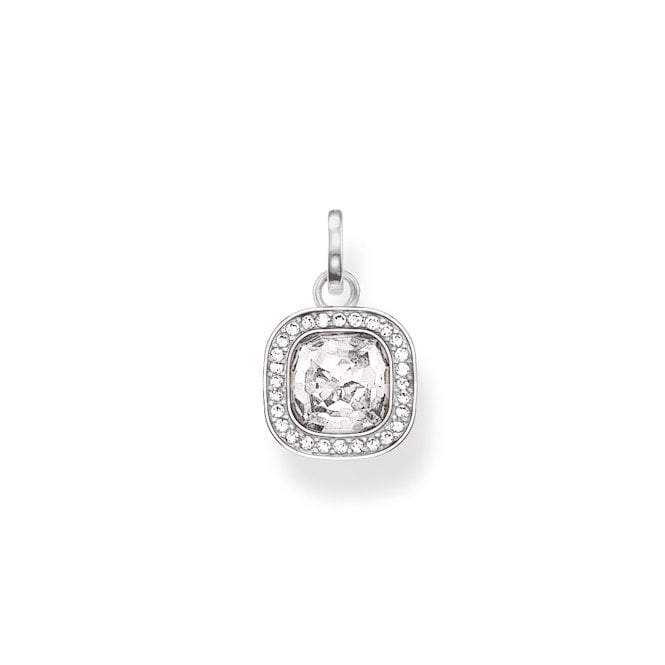 Thomas Sabo STERLING SILVER Zirconia Cosmo Pendant